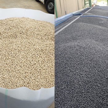 Пелети з лушпиння. Пелети з дерева