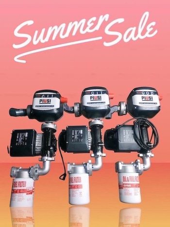 Електронасоси PIUSI для дизельного пального — Італія